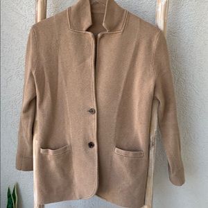 J CREW sweater knit jacket blazer